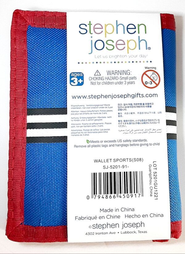 Stephen Joseph Kid's Sports Wallet - Image 2