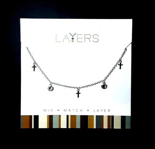 Mini Cross Adjustable Necklace