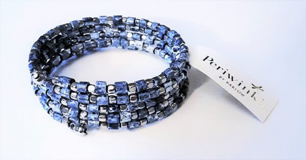 Periwinkle By Barlow Beaded Bangle Bracelet