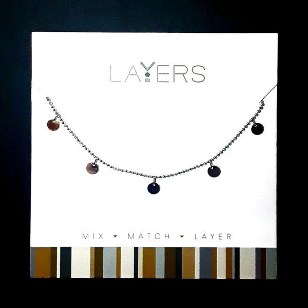 Layers Petite Disks Necklace