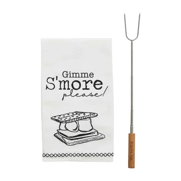 S'more Fun Towel and Stick Set by Mudpie