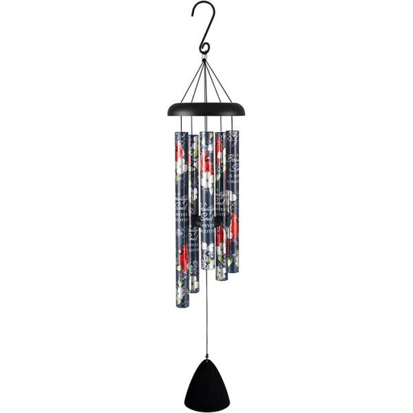 Floral wind chime: Beautiful soul never forgotten.