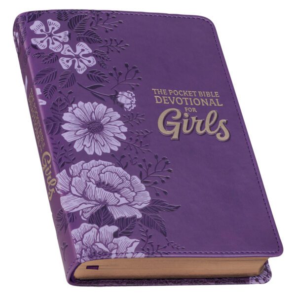 Purple floral devotional for girls.