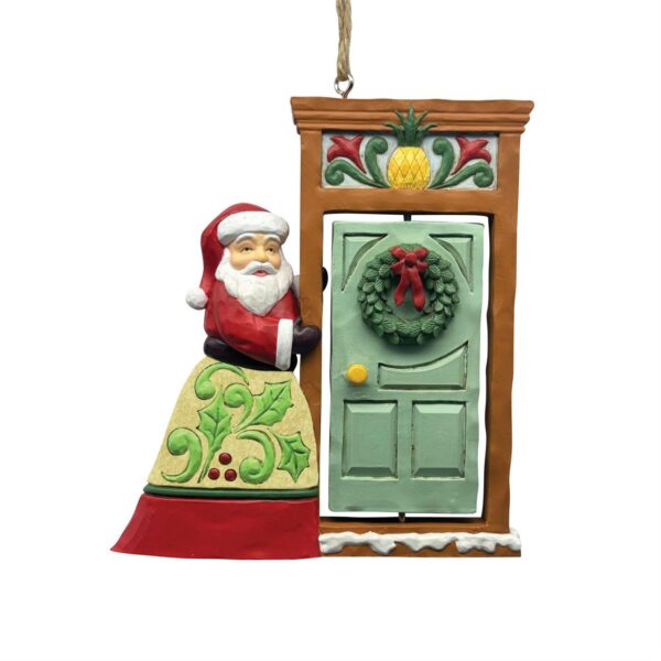 Santa Christmas ornament, door decoration.