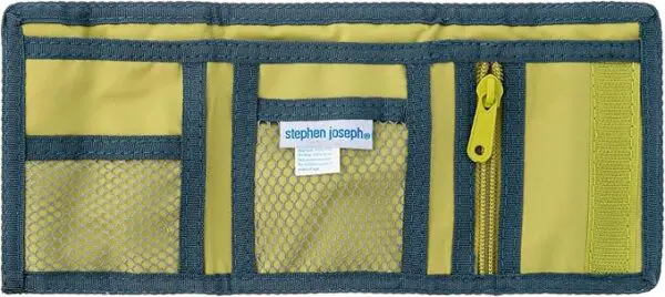 Stephen Joseph lime green wallet.