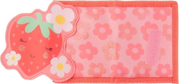 Cute strawberry patterned wallet.